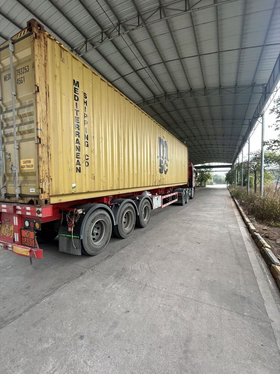 Container ready to ship